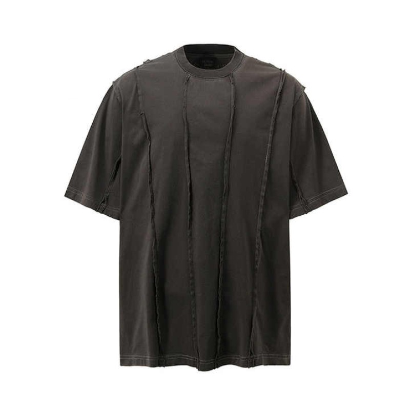 Men's Plain Dyed T-shirt Hell Acid Wash Retro Camiseta Bapees Oversize Tshirt