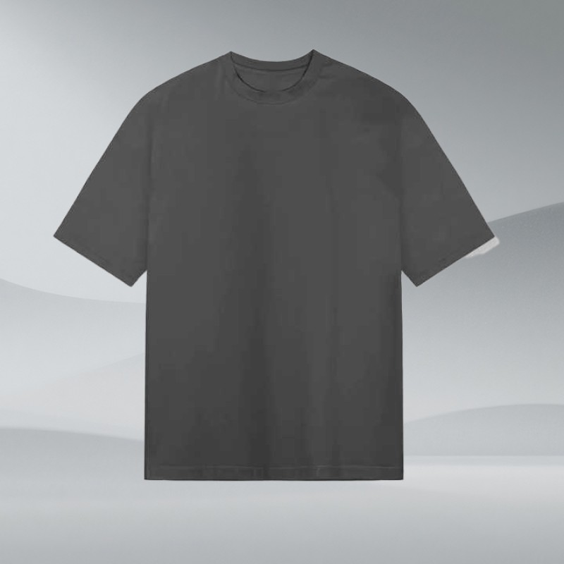 New Mens Oversized T-shirt High Quality Men Fitness Plus Size Heavyweight T-shirt