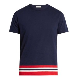 Regular Size Men's T-Shirts O-Neck Black Cotton De...