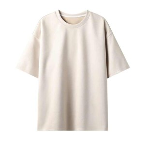 230g Price Blank Oversized Graphic Suede T Shirt