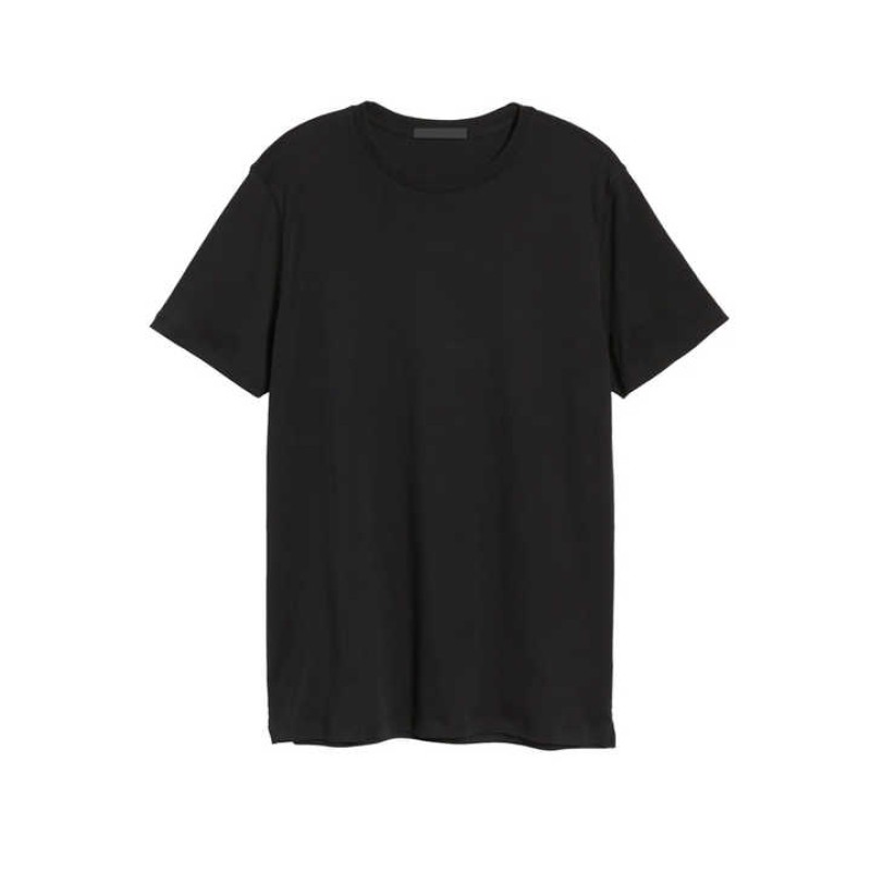 Stock T-shirt High Quality T-Shirt Cotton Polyester Plain Color T Shirt