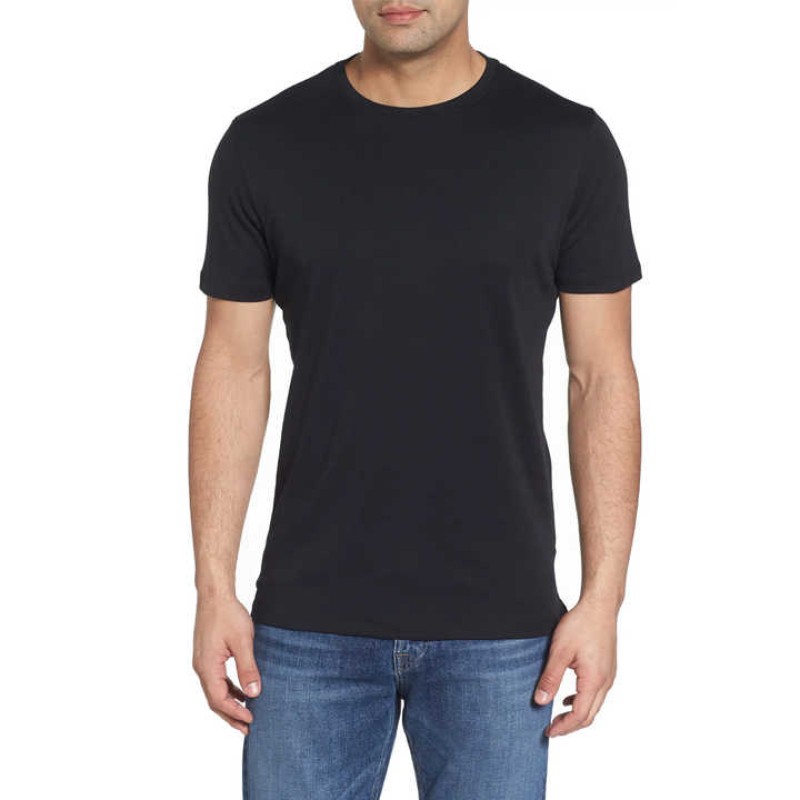 Stock T-shirt High Quality T-Shirt Cotton Polyester Plain Color T Shirt