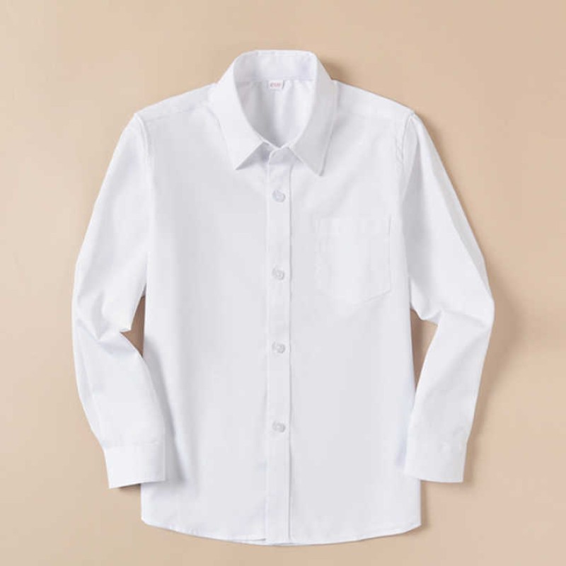 New Arrival Men's White Modal Long Sleeve Shirt