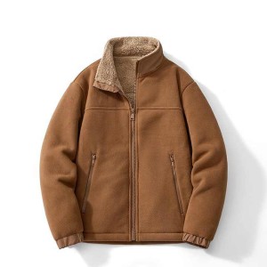 Winter Men's Fleece Coat Polar Casual Jacket Stand...