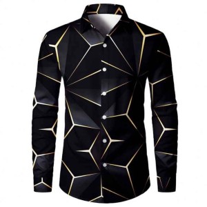 Fashionable Luxury Men's Long Sleeve Office Formal...