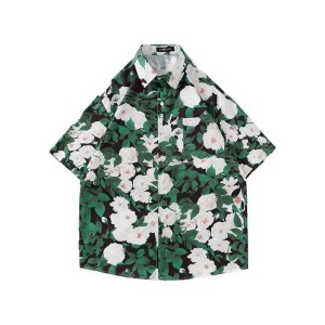 Professional Polyester Hawaiian Shirts Breathable ...