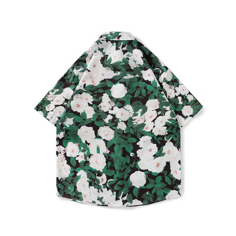 Professional Polyester Hawaiian Shirts Breathable Summer Hawaii Shirts