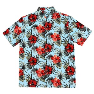 Stretch Polyester Fabric Breathable Men's Hawaiian...