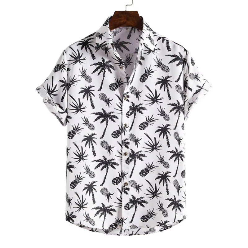 New Fashion Short Sleeve Wedding Party Regular Fit Shirt