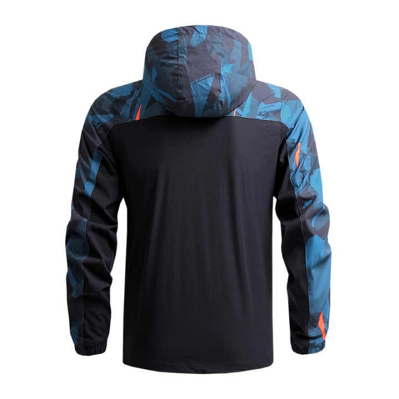 Men's Spring Autumn Outdoor Sports Hooded Jacket