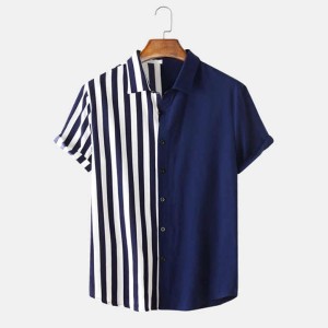 Hawaiian Casual Printed Summer Beach Aloha Shirt