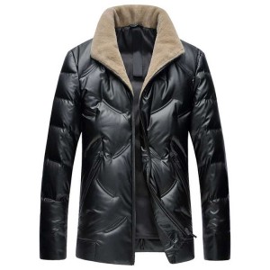 Hooded Down Padded Quilted Winter Coats For Men