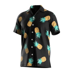 Vintage Hawaiian Print Men's Sport Shirt