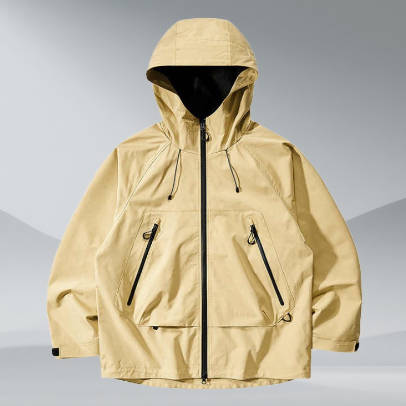 Windproof Outdoor Tourniquet Waterproof Soft Shell Coat