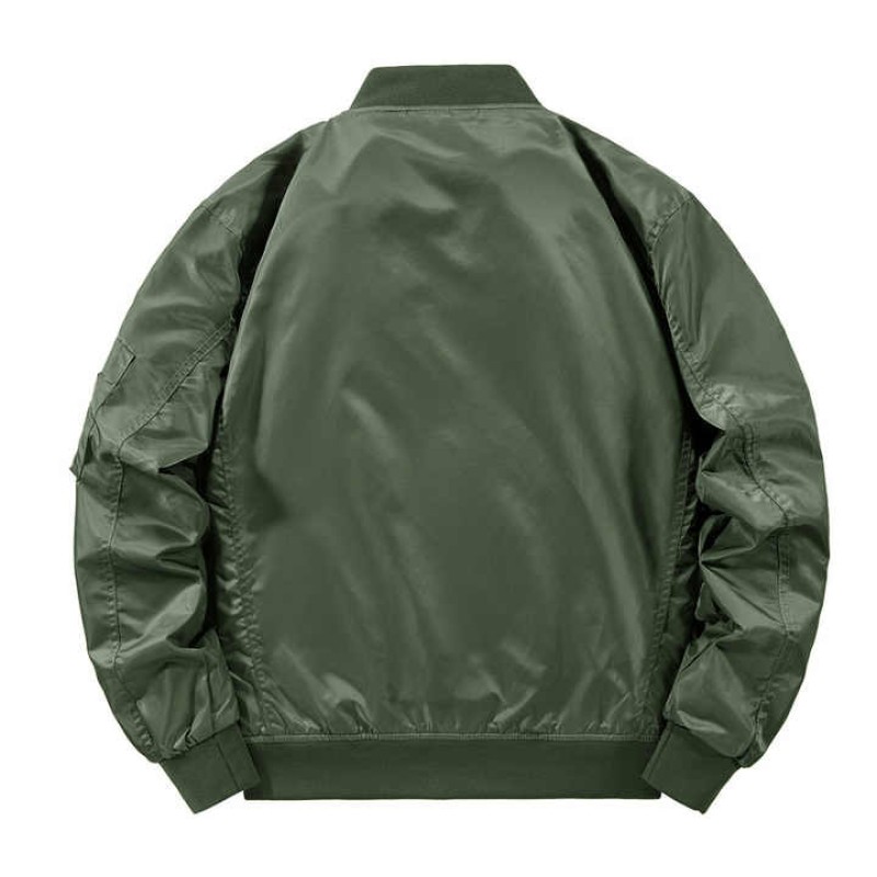 Men's Fashion Casual Windbreaker Flight Bomber Jacket Coat
