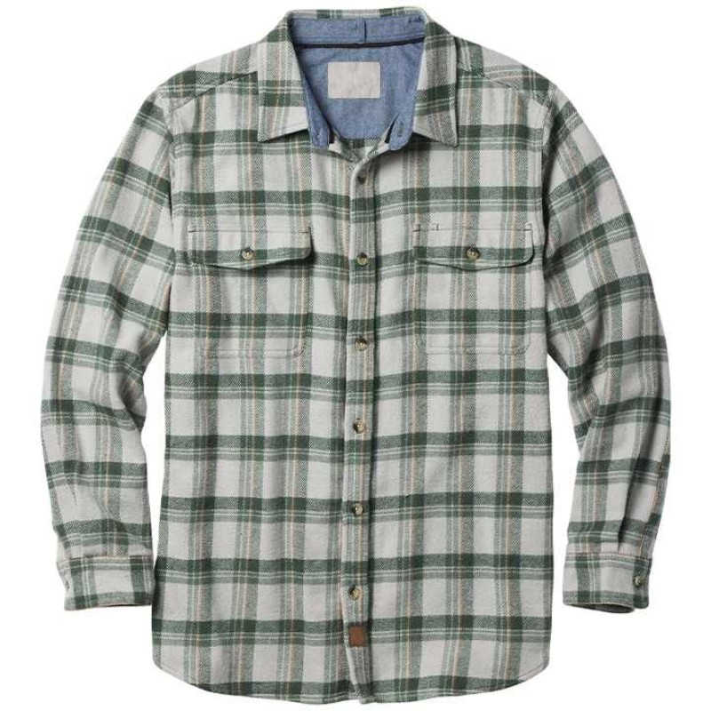 High Quality Men's 100% Cotton Casual Long Sleeves Flannel Shirts