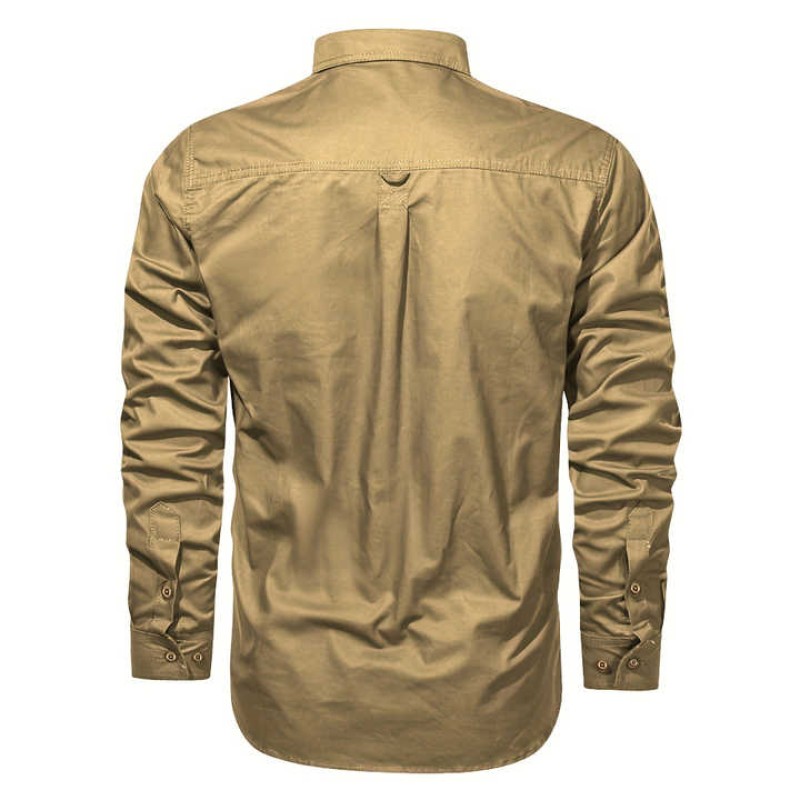 Men's Cargo Shirts with Long Sleeves Affordable High Quality