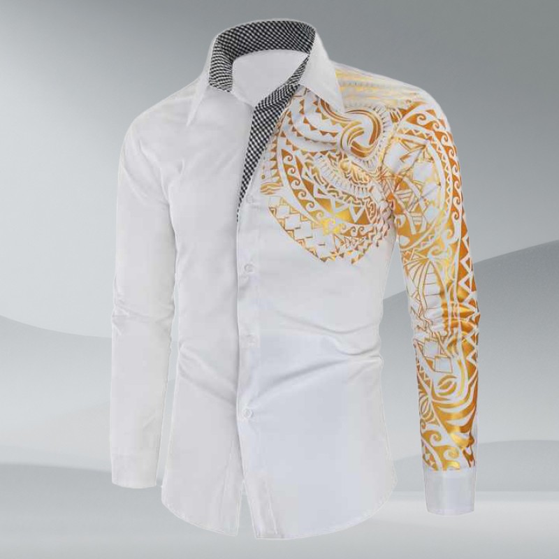 Men's Long-sleeved Shirts Retro Punk Aristocratic Atmosphere