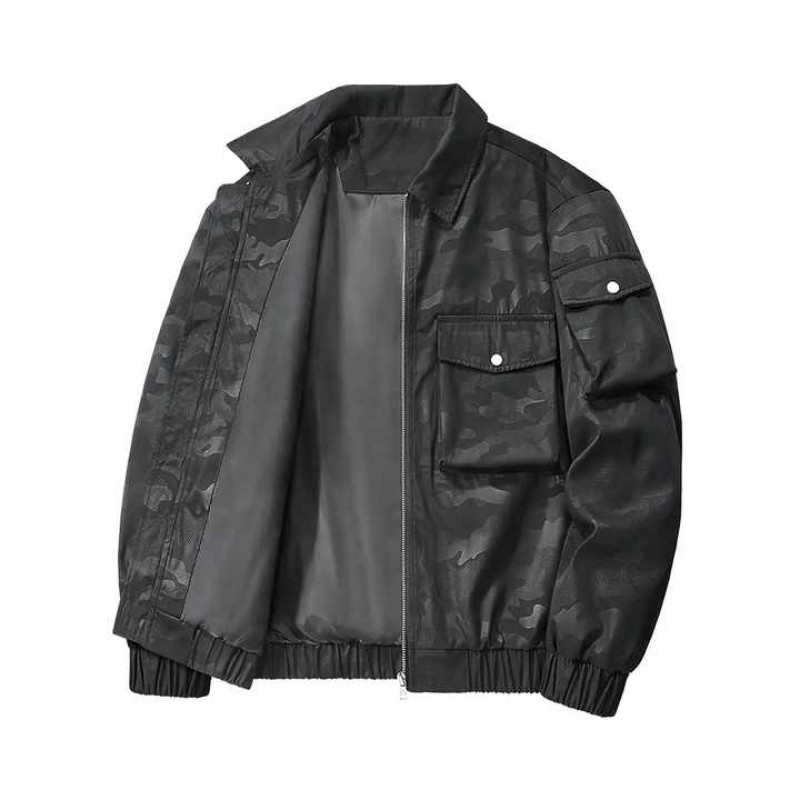 All-Match Casual Handsome Brand Clothes Zipper Closure Plus Size