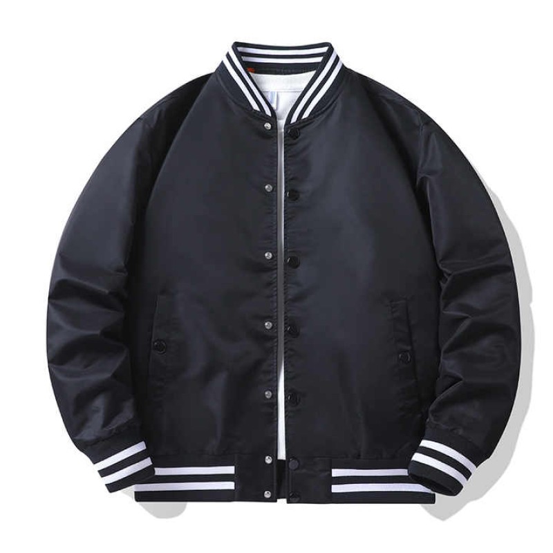 Men's Casual Reversible Bomber Coat Zipper Breathable Thin Winter Jacket for Men