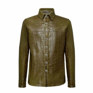 Best Men's Casual Shirts Breathable Solid Color Le...