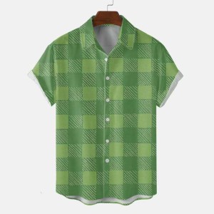 Hawaiian Shirts for Men Loose Short Sleeve Men Bea...