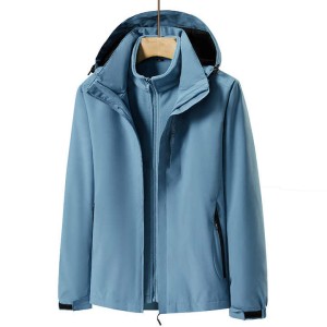 Polar Fleece Jacket Men's All-Match Zipper Winter ...