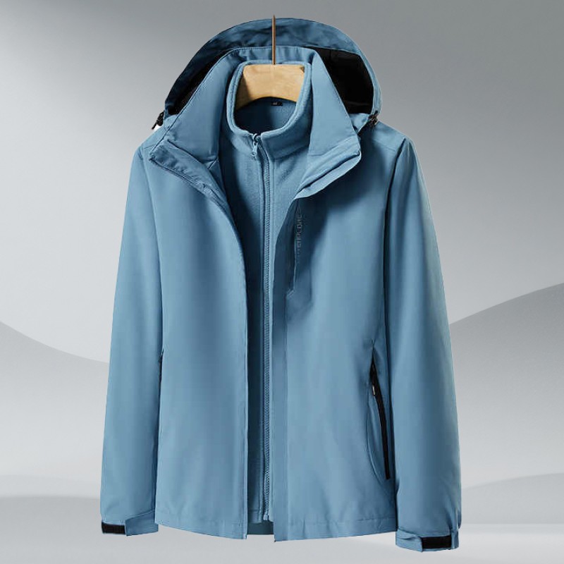Polar Fleece Jacket Men's All-Match Zipper Winter Coat
