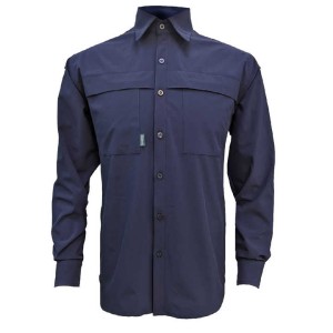 Men's Performance Hiking Shirt Solid Color Quick-D...